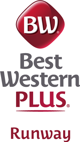 best western plus runway vertical logo